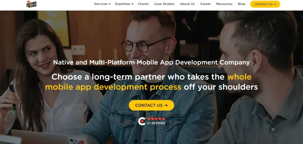 Mobile App Developer Company - Droids on Roids