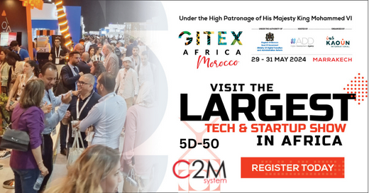 Invitation exclusive au GITEX AFRICA 2024 - C2M